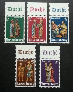 Luxembourg Christmas 1973 Sculpture (stamp with margin) MNH