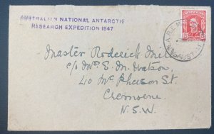 1948 ANARE Australia Antarctic Territory First Day Cover Research expedition