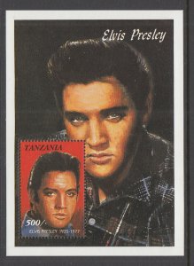 Tanzania 812 Elvis Souvenir Sheet MNH VF