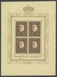 Liechtenstein 159a * mint LH in margin, stamps NH (2401 505)