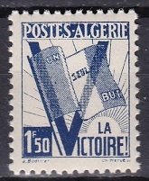 Algeria 1943 Scott 165 Victory MNH