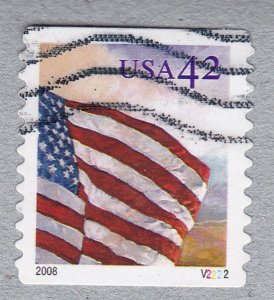 Used PNC1 42c Flag SA (2008) V2222 Round Corners US 4247a