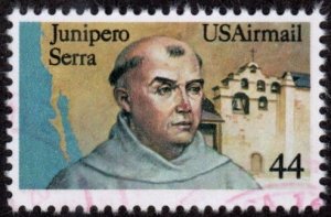 United States C116 - Used - 44c Fr. Junipero Serra (1985) (cv $0.35) (2) +