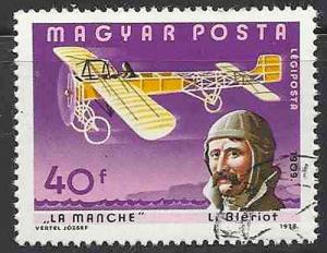 Hungary. Louis Bleriot & aircraft.  FU.