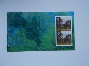 2000 SG 2159a Forest 65p x 2 Prestige Booklet Pane Treasury of Trees DX26 U/M