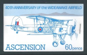 Ascension #310a NH Wideawake Airfield - Complete Booklet - Blue Lettering