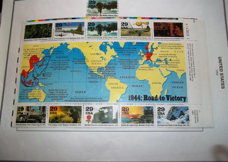 Stamps - A world at War - Victory at last (sheets)