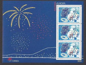 Portugal #1828 MNH Single c/w ss, 1998 New Years Eve, issued 1998