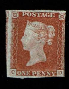 Great Briton Scott #3 F/VF-OG-Hinged. SCV - $625.00