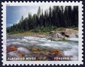 U.S. #5381f Forever Used (Flathead River)