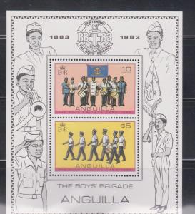 ANGUILLA Scott # 558A  MNH - Boy Scouts Souvenir Sheet