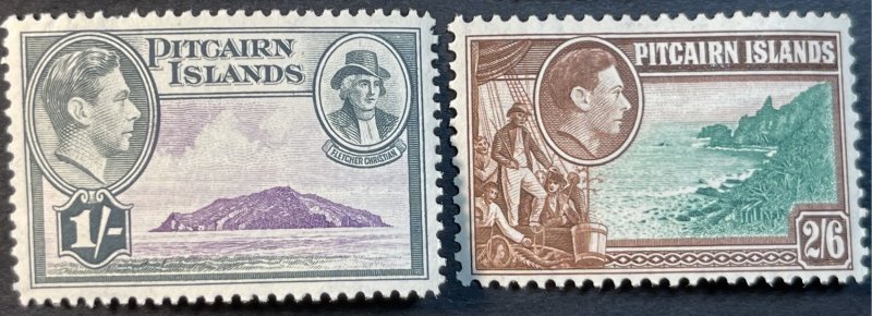 PITCAIRN ISLANDS # 1-8--MINT/HINGED----COMPLETE SET-----1940-51