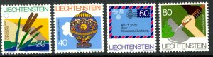 LIECHTENSTEIN 1983 ANNIVERSARY AND EVENTS Set Sc 762--765 MNH