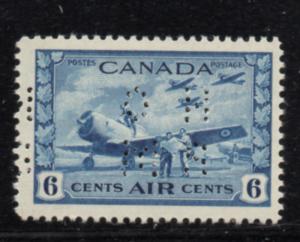 Canada USC#OC7 1942 6c airmail perforated OHMS stamp mint NH