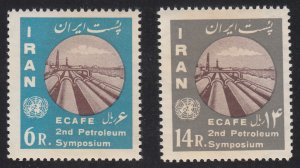 Iran - 1962 - Sc 1207-08 - NH - Complete set