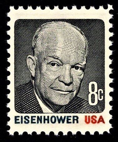 US 1394 MNH VF 8 Cent Eisenhower
