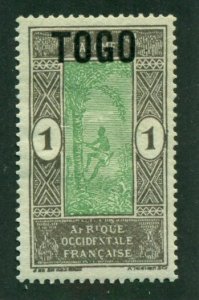 Togo 1921 #193 MH SCV(2024)=$0.35