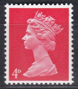 Sg 733c 4d Pre-decimal Machin missing phosphor - UNMOUNTED MINT/MNH