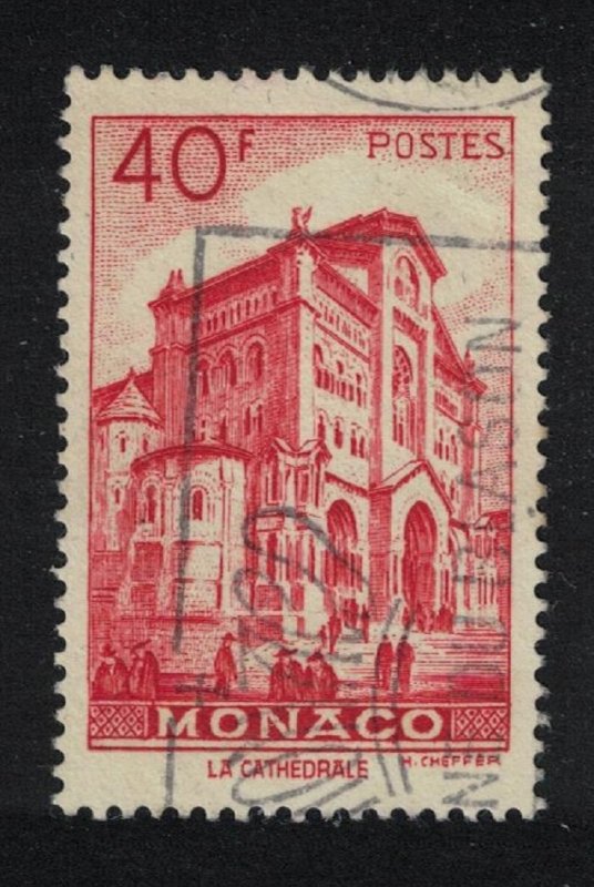 Monaco The Cathedral 40f 1941 Canc SG#401