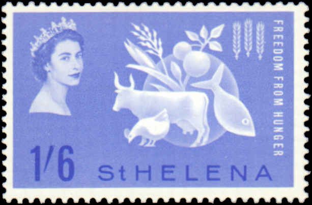 St. Helena #173, Complete Set, 1963, Hinged