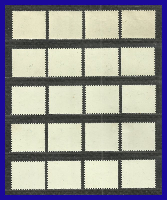 1954 a 58 - Liechtenstein - Scott n 277 - 323 - MNH - SU- 093