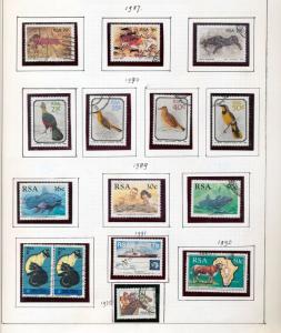 SOUTH AFRICA 1987/97 Wildlife M&U Collection 100+Items (pie 99)