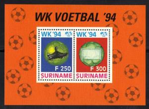 Surinam  #973-974a  MNH  1994   World cup football USA sheet