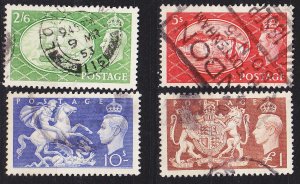 ENGLAND GREAT BRITAIN [1951] MiNr 0251-54 ( O/used ) [02]