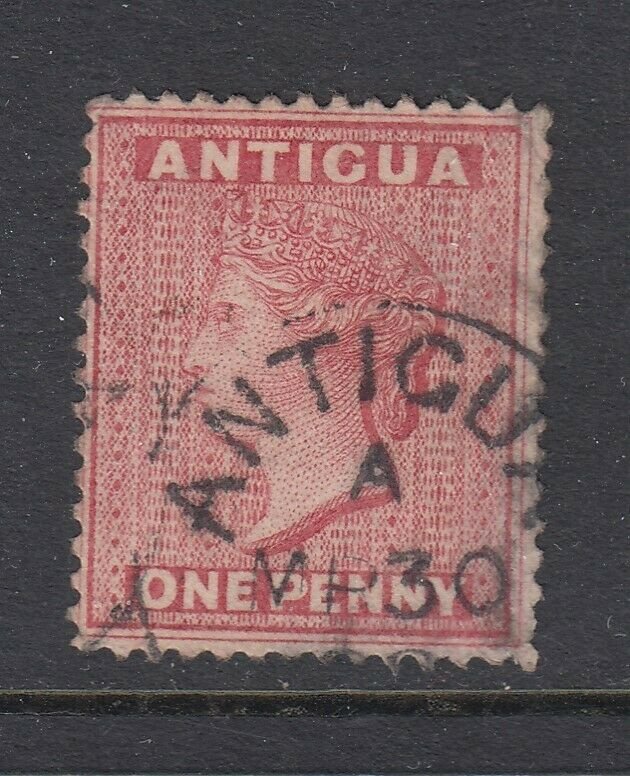 Antigua #6 1p Victoria (USED) Nice cv$25.00