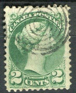 CANADA; 1870 classic QV Small Head issue fine used Shade of 2c. value
