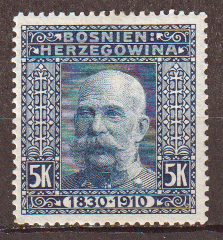 Bosnia & Herzegovina - Emperor Franz Josef - 80th Birthday # 108 - MH