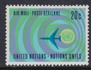 C13 United Nations 1968 Airmail MNH