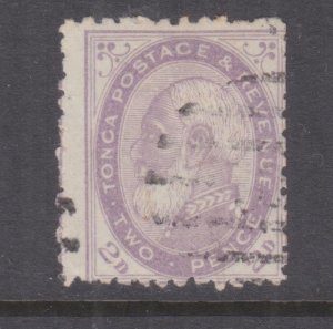 TONGA, 1887 perf. 12 x 11 1/2, 2d. Pale Violet, used.