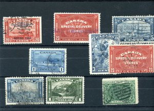 High Value Canada used lot #177, #176 Sp Delivery etc. used stamp Canada