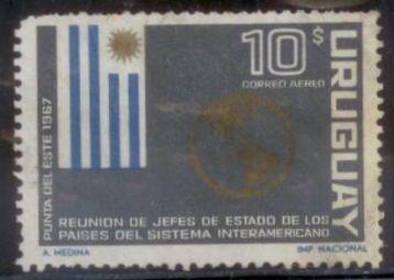 Uruguay 1967 SC#C308 Used L394