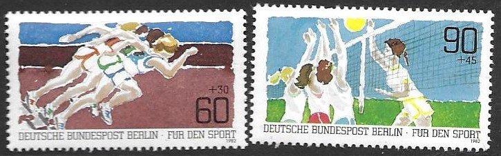 Germany-Berlin  9nB 191-92   1982  set 2  VF NH