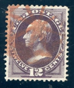 US SCOTT #162 USED-XF GRADED 90 W/ PSE CERT N.Y.F.M. CANCEL