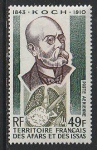 1973 Afars & Issas - Sc C87 - MH VF - 1 single - Robert Koch