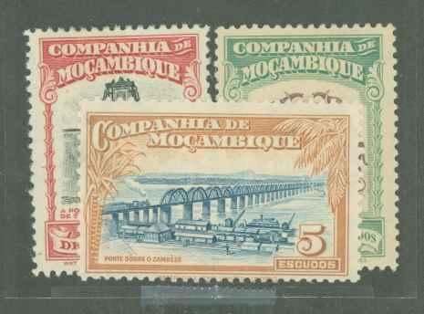 Mozambique Company 191-193 Mint VF H