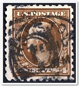 SC#465 4¢ Washington (1916) Used