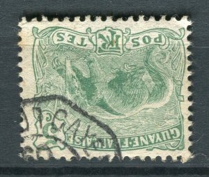 FRENCH GUYANE; 1904-07 early Ant Eater issue used 5c. value Fair Postmark