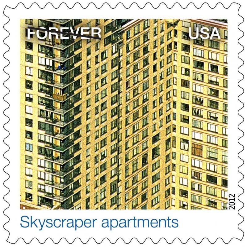 US 4710n Earthscapes Skycraper apartments forever single MNH 2012