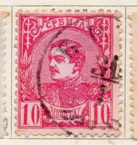 Serbia 1881 Early Issue Fine Used 10pa. 054905