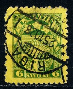 Latvia #141 Single Used