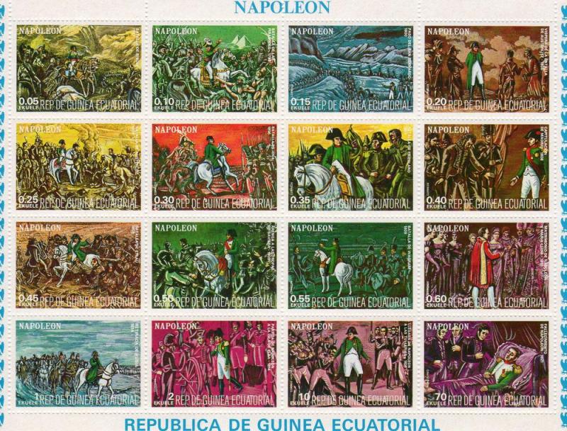 Eq.Guinea Napoleon Shlt (16) mnh 