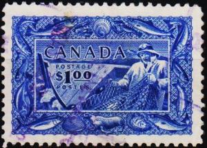 Canada.1950 $1 S.G.433 Fine Used