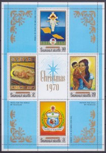 1970 Samoa 226-229/B2 Paintings