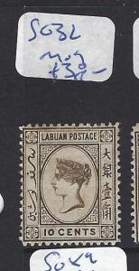 LABUAN   (P2609B) QV  CAMEO  10C   SG 32   MOG