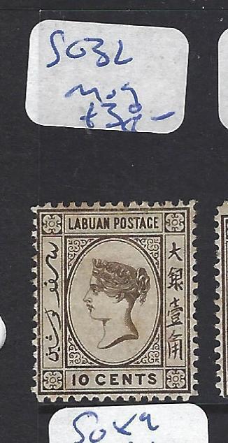 LABUAN   (P2609B) QV  CAMEO  10C   SG 32   MOG