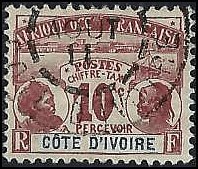 IVORY COAST   #J2 USED (1)